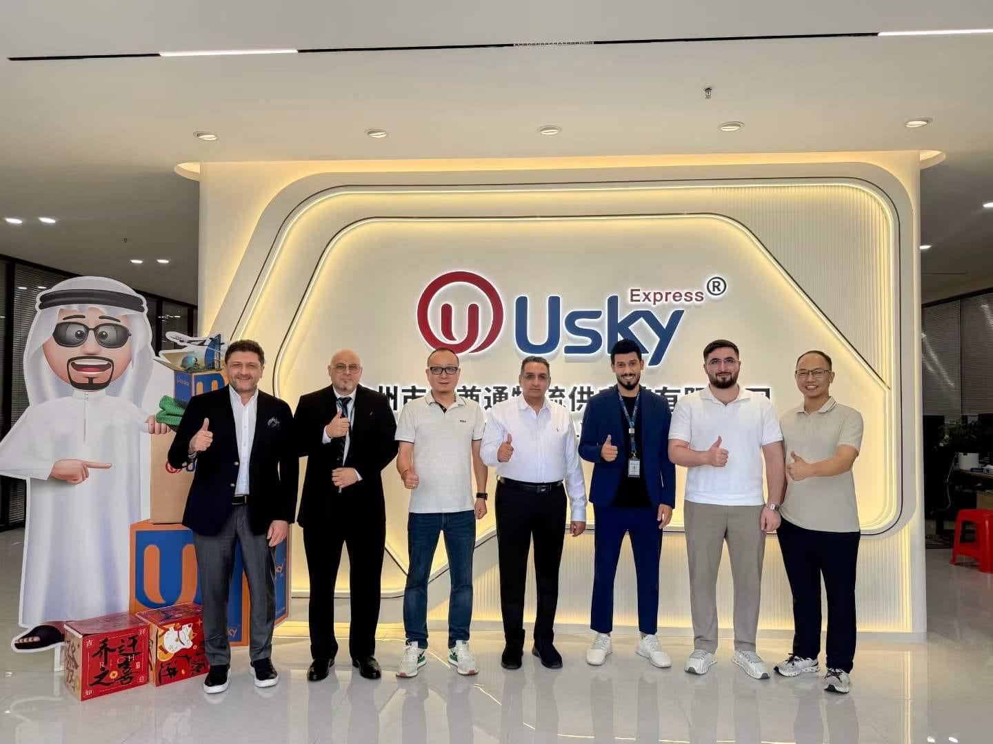 Safe Way visited its logistics partner Usky Express in Guangzhou, China 
